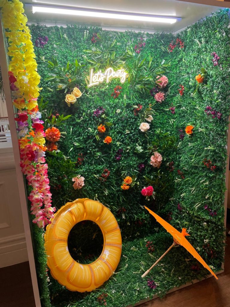 grass booth